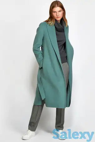 Пальто прямого силуэта с поясом vassa&co, фотография 1