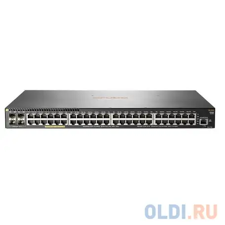 Коммутатор hpe aruba 2930f jl256a 48g 4sfp+ 48poe+ 370w управляемый, фотография 1