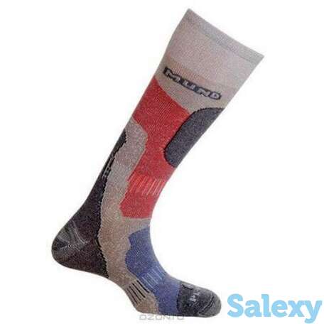 Носки mund skiing primaloft серые, фотография 1