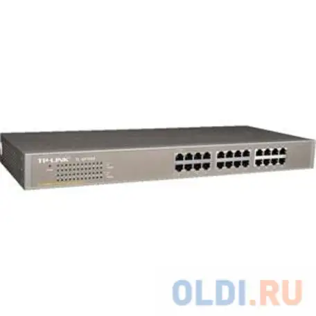 Коммутатор tp-link tl-sf1024 24-портовый 10/100 мбит/с монтируемый в стойку коммутатор, фотография 1
