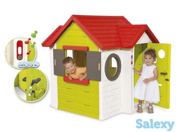 Детский игровой домик с замком и со звонком Smoby, фотография 2