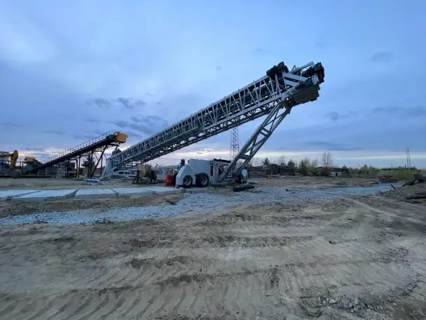 Радиальный конвейер Автоматический Телескопический PTRC1055,  500 тч, PolygonMach Турция., фотография 4