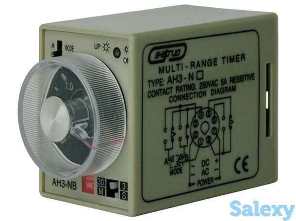 Pеле времени 220V AH3-NB (3s - 30 min) AC Энергия, фотография 1