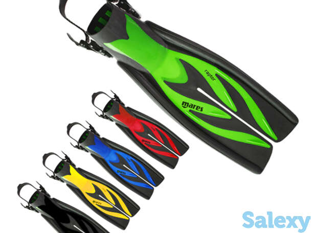 Mares raptor ласты регулируемые цвет зеленый, фотография 1