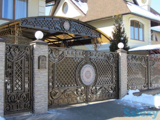 Кованые ворота, решетки, фотография 3
