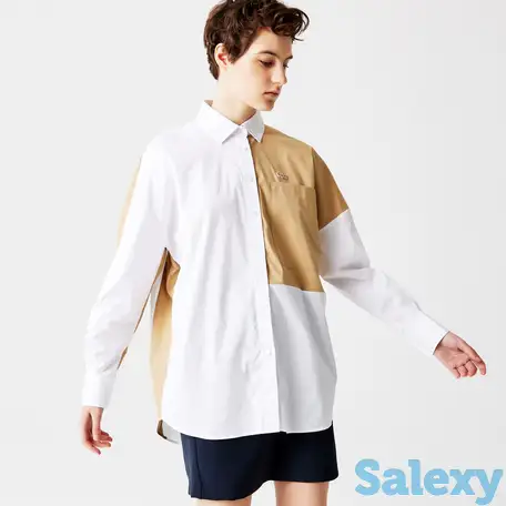 Женская рубашка lacoste loose fit, фотография 1
