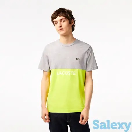 Мужская футболка lacoste men regular fit, фотография 1