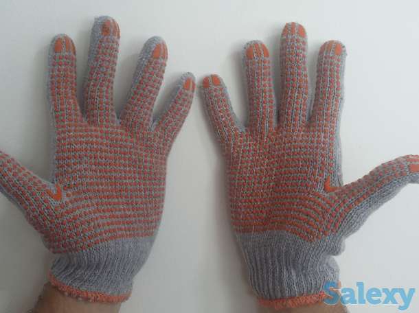 Перчатки х/б с ПВХ точкой, фотография 1