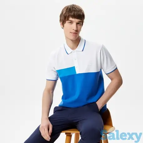 Мужское поло lacoste mavi relax fit fit, фотография 1