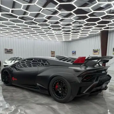 Освещения в виде сот модульное для магазина, фотография 3