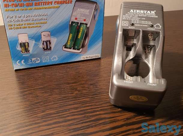 Зарядное устройство, зарядка для аккумуляторных батареек Ni-Cd/Mh, фотография 4