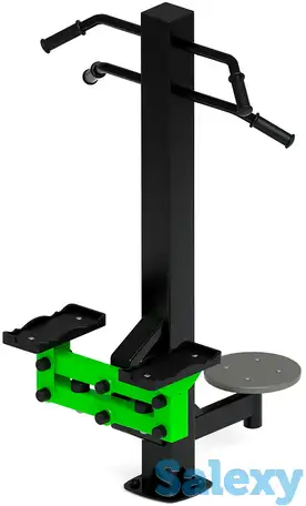 Степ+твистер (зеленый) - уличный тренажер - ст 019-12, фотография 1