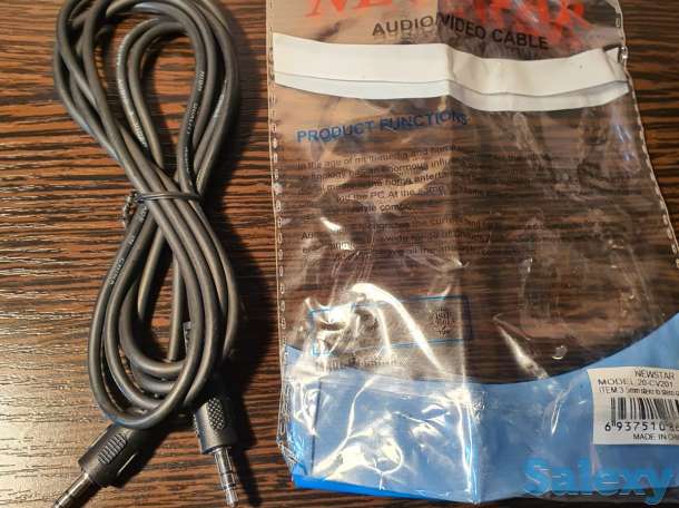 Кабель шнур AUX-AUX, 1.8 метра Аукс провод, фотография 1