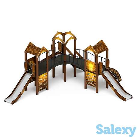 Детский игровой комплекс «городок (эко)» дик 2.01.3.03-32 h=1200, фотография 1