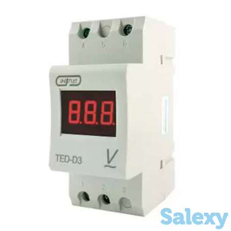 Bольтметр цифровой TED-D3 АС на din-рейку Энергия , 100 шт, фотография 2