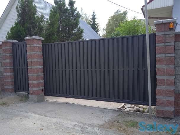 Откатные ворота, автоматика, фотография 5