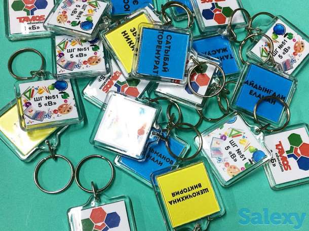 Акриловые брелки. Печать на акриловых брелках любых изображений., фотография 1