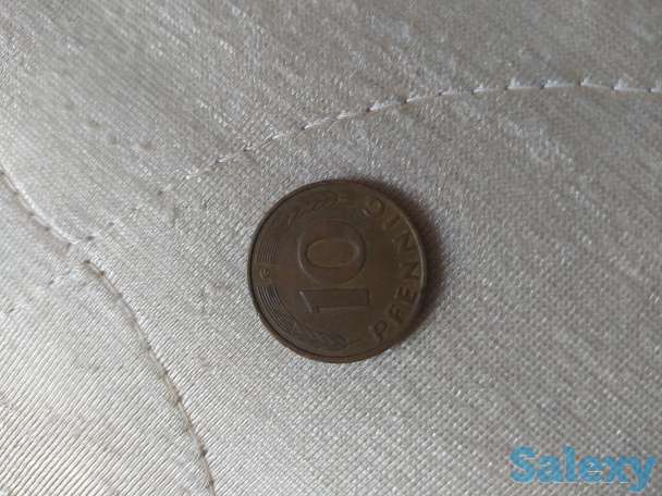 Продам манету 10 PFENNIG 1977года, фотография 1