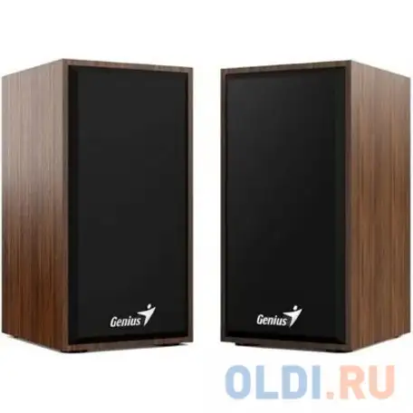 Genius sp-hf180, 2.0, 2 x 3w, usb-power, wood, фотография 1