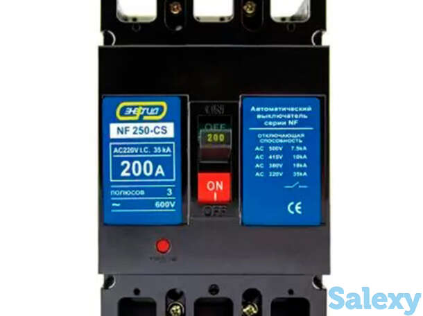 Автоматический выключатель NF250-CS 3P 200A Энергия, 12 шт, фотография 1