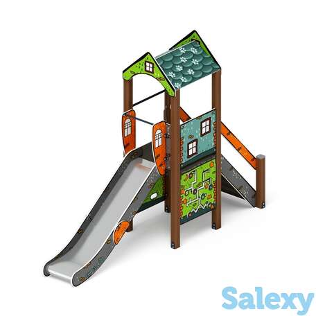 Детский игровой комплекс «играйте с нами (город)» дик 2.01.1.01-11 h=1200, фотография 1