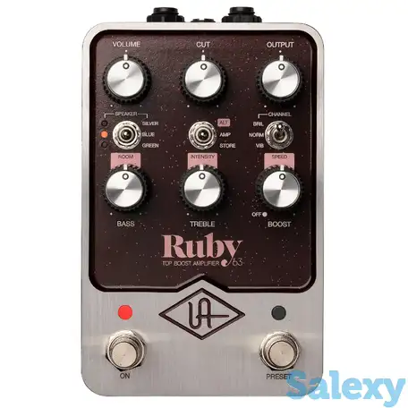 Педаль эффектов universal audio uafx ruby ’63 top boost amplifier, фотография 2