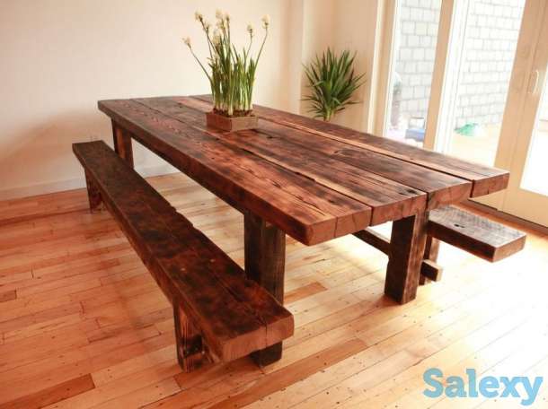 Деревянные изделия, столы, стулья, для бани, по любому вопросу ждём вас, фотография 6