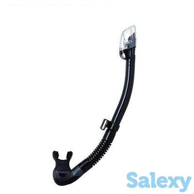 Трубка подводная tusa hyperdry elite ll (черный силикон) black, фотография 1