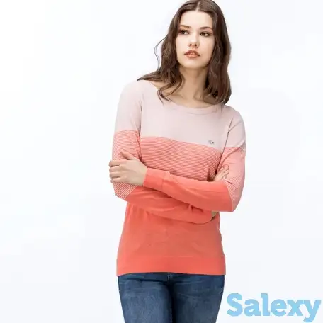 Женский кардиган lacoste из смеси шерсти и хлопка, фотография 1