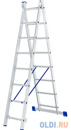 Лестница сибртех 97908 2х8 ступеней, фотография 1