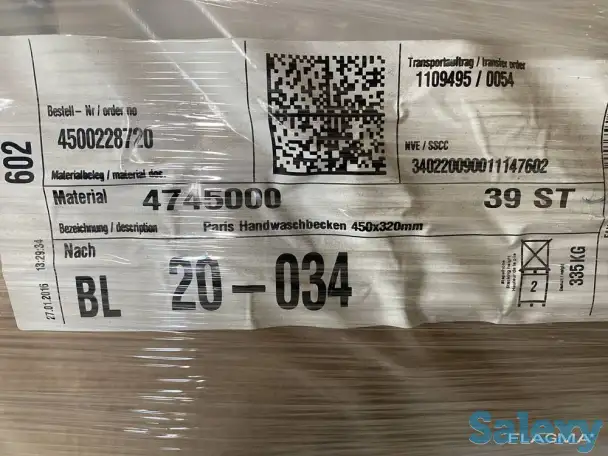 289 шт. Умывальники Keramag / Geberit, опт из Германии, фотография 2