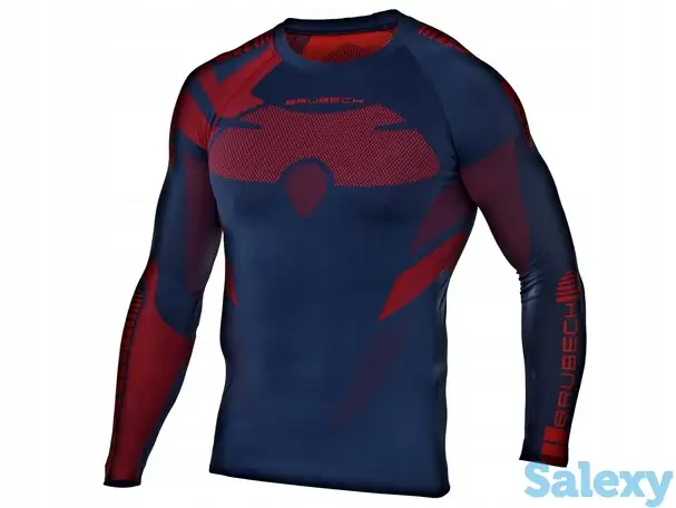 Термокофта brubeck men dry red/blue, фотография 10