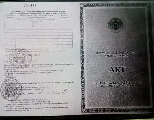 ЗЕМЕЛЬНЫЙ УЧАСТОК ПРОДАЖА, 1-й переулок Ы Дукенулы дом 21, фотография 1