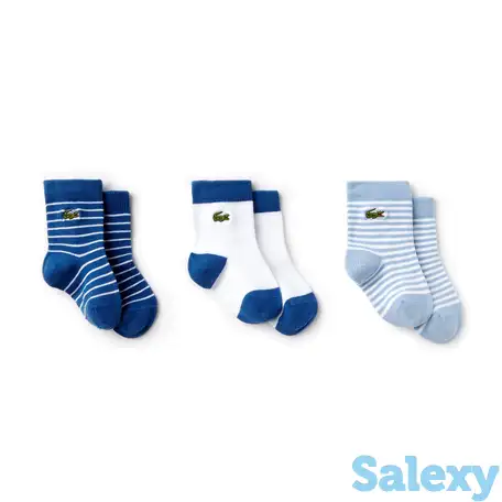 Детские носки lacoste 3 пары, фотография 1