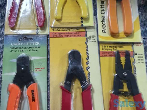 Кусачки и стриппер для зачистки кабеля проводов Тайвань, фотография 1