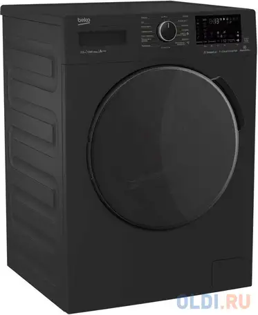 Стиральная машина beko wspe7h616a чёрный, фотография 1