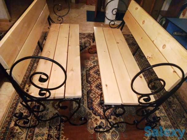 Кованная скамья, фотография 2