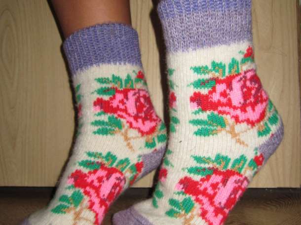 Рассказовские шерстяные носки - оптом, фотография 2