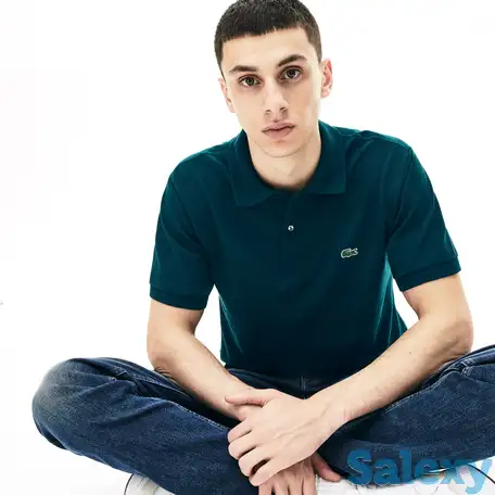 Мужское поло lacoste l1212 classic fit, фотография 1