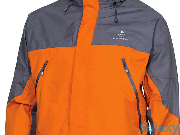 Ветровка мужская непромокаемая мембранная снаряжение funride pro синяя/серая, фотография 1
