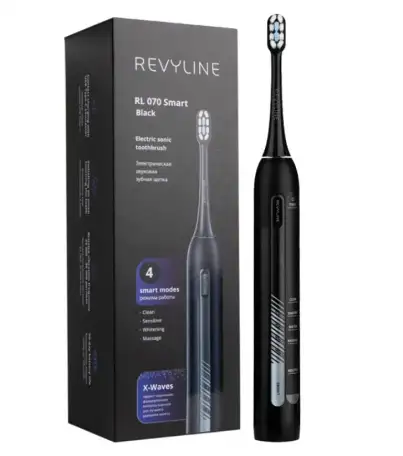 Элегантная зубная щетка Revyline RL 070 Black, фотография 1