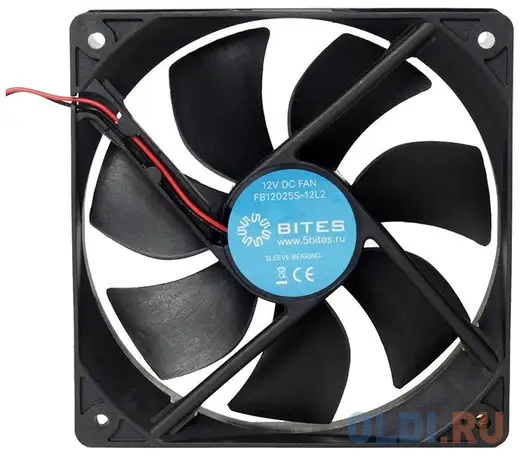 5bites вентилятор fb12025s-12l2 120x25 / sleeve / 1200rpm / 2p, фотография 1