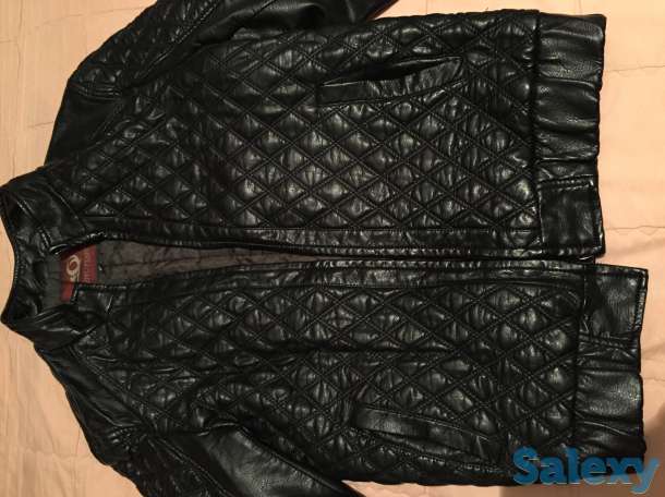 Мужская кожаная куртка Размер S, фотография 1