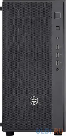 Корпус atx silverstone fara r1 v2 без бп чёрный, фотография 1