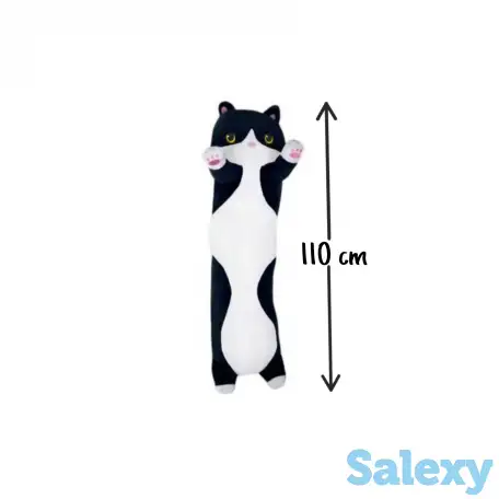 Мягкая игрушка подушка кот 110 см, фотография 1