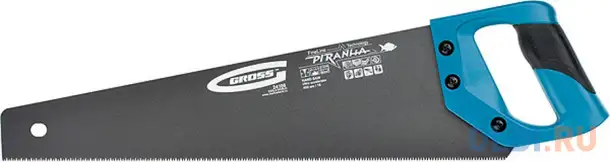 Ножовка gross 24106 piranha  450мм 11-12 зубьев на дюйм, по, фотография 1