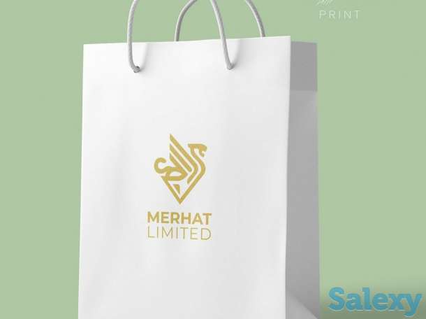 Пакеты с нанесением ваших брендовых надписей и логотипов., фотография 1