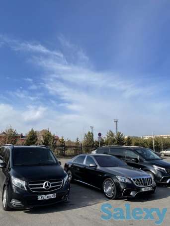 Прокат аренда Мерседес w222 с водителями по часам посуточно по г. Алматы и за его пределами, фотография 9