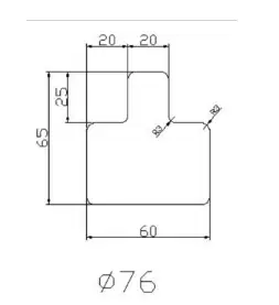 Станок для превращения круглых труб в Т-профильные трубы, фотография 2