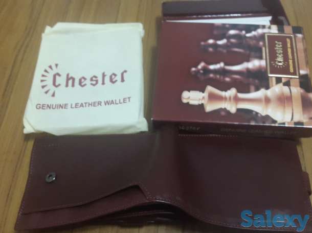 Продам портмоне мужское коричневое, фотография 2